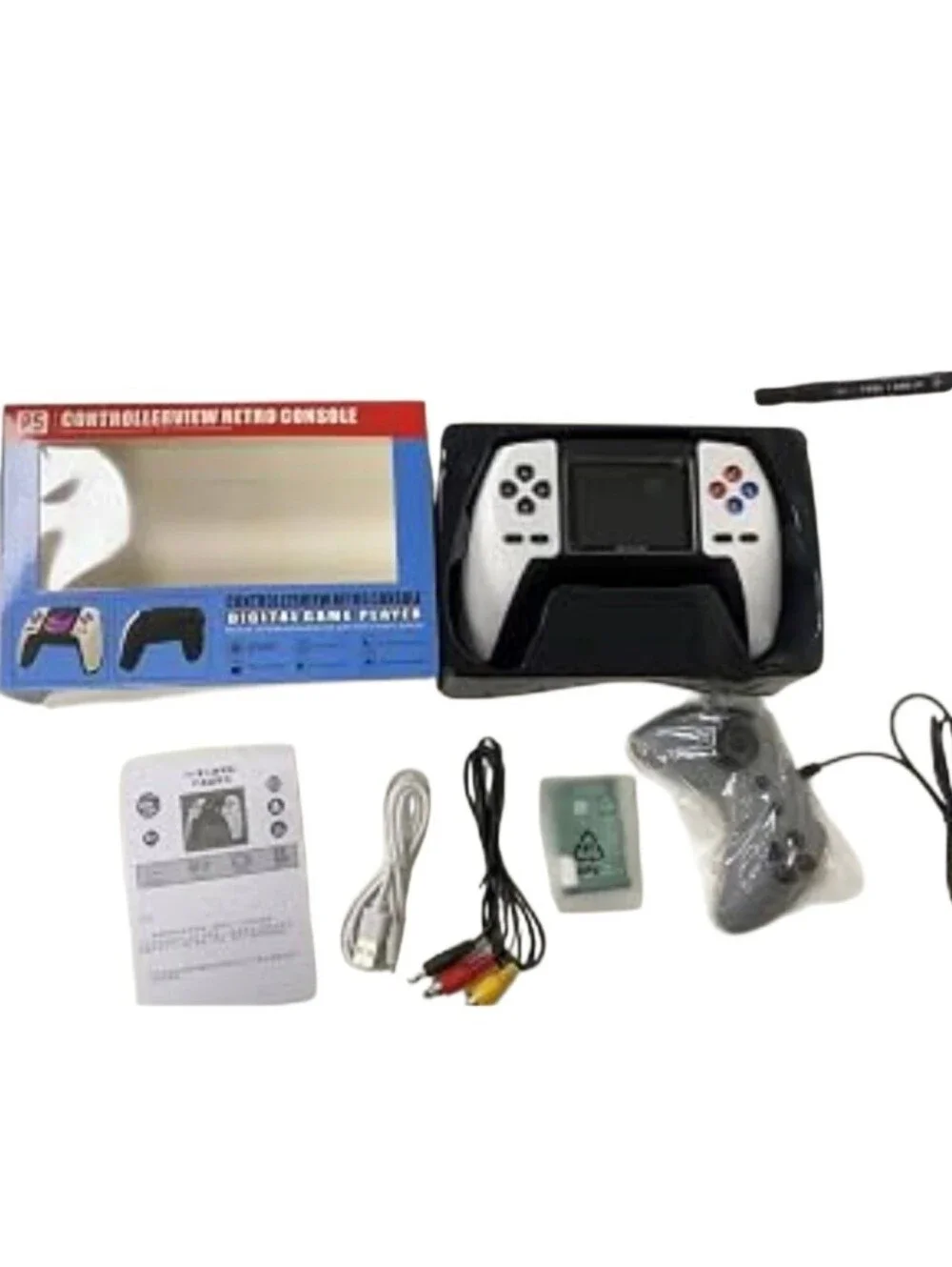 P5 ControllerView Retro Console Handheld - White
